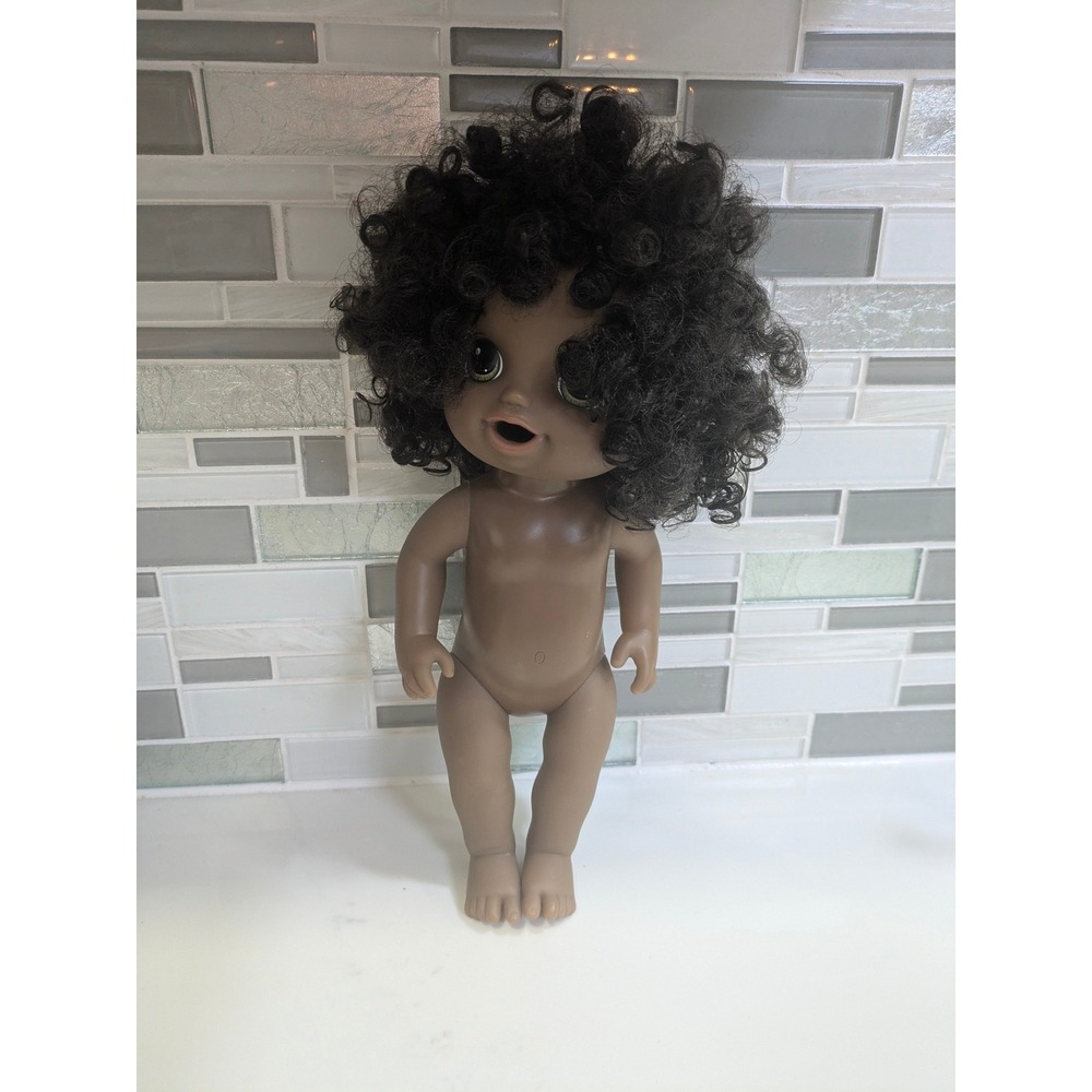Hasbro Baby Alive Lil Slumbers Doll Black Curly Hair Brown Cean &‎ Cute 2018